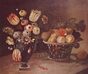 William Buelow Gould Flowers and Fruit USA oil painting artist